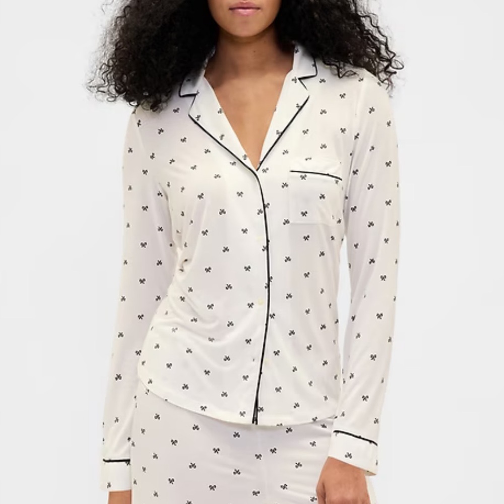 GAP Softest Model PJ Shirt - Bows